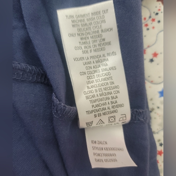 Disney Sleeping Beauty Aurora Sz M "Weekend Plans" Sleep shirt Lounge Nightgown - Picture 7 of 7